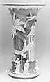 Pair of vases, Hard-paste porcelain, probably French