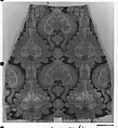 Piece, Silk, cotton and metal thread, Russian