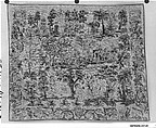 Panel, Silk on canvas, British