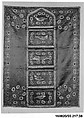 Letter case, Silk and metal thread on silk, German