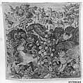 Verdure with animals and landscapes, Wool (9-11 warps per inch, 4-5 per cm.), Flemish