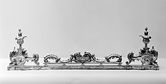 Fireplace fender, Gilt bronze, British