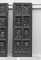 Pair of doors, Polychromed and gilded wood (pine or larch), Spanish, Castile