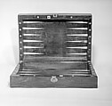 Chessboard, Wood, gilded brass, tortoiseshell, ivory, French
