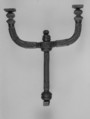 Bed leg (one of four), Iron, Italian