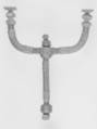 Bed leg (one of four), Iron, Italian