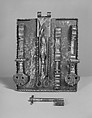 Coffer lock and key, Wrought iron, Spanish