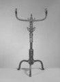 Telescope stand, Iron, brass, Flemish or Dutch