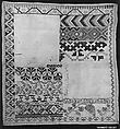 Sampler, Silk on linen, Spanish or Mexican