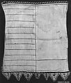 Sampler, Beads on linen, Spanish