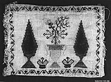 Sampler, Wool on linen canvas, German