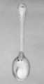 Serving spoon, Jean-Etienne Langlois (master 1770, active 1793), Silver gilt, French, Paris