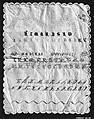 Sampler, Cotton on linen, German