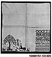 Sampler, Silk on linen, German