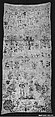 Sampler, Silk on linen, German