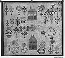 Sampler, Silk and cotton on linen, Dutch, Zeeland (Middleburg)