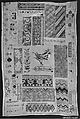 Sampler, Silk on linen, Spanish or Mexican