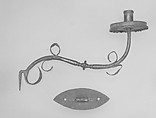 Set of six sconces, Iron, probably Italian