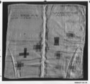 Embroidered darning sampler, Silk and cotton on linen, Dutch