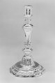 Pair of candlesticks, Jean-François Balzac (1711–1766, master by privilege of court service 1749, master in Paris guild 1755), Silver, French, Paris