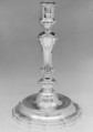 Pair of candlesticks, Gilles-Claude Gouel (master 1727, died 1769), Silver, French, Paris