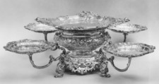Epergne, Paul de Lamerie British, Silver, British, London