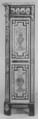 Upright secretary, Pierre I Roussel (1723–1782), Oak, pine, king-wood, satin-wood, holly, stained woods, satiné, purple-wood, tulipwood, sycamore, gilt bronze, marble, French, Paris