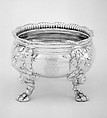 Set of four saltcellars, Paul de Lamerie (British, 1688–1751, active 1712–51), Silver, British, London