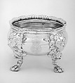 Set of four saltcellars, Paul de Lamerie (British, 1688–1751, active 1712–51), Silver, British, London