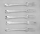 Fork (one of five), Isaac Callard Jr., Silver, British, London