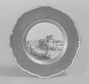 Plate, Imperial Porcelain Manufactory, St. Petersburg Russian, Hard-paste porcelain, Russian, St. Petersburg