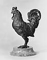 Rooster, Style of Giambologna (Netherlandish, Douai 1529–1608 Florence), Bronze, on a later stone base, Italian or French