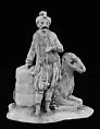 Turk and camel (representing Asia) (part of a set), Faience (tin-glazed earthenware), probably French, Niderviller