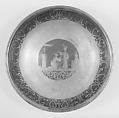 Saucers (set of six) (part of a set), Earthenware, silver, German, Bayreuth