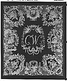Banquet napkin, Silk and linen, German