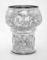 Cup, P. S., Augsburg, Silver, partly gilt, German, Augsburg