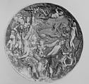 Dish with scene from myth of Perseus and Andromeda, Follower of Bernard Palissy (French, Agen, Lot-et-Garonne 1510–1590 Paris), Lead-glazed earthenware, French, Normandy