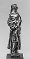 The Virgin Mary, Possibly Workshop of Neroccio de&#39; Landi (Italian, Siena 1447–1500 Siena), Bronze, partially fire-gilt, Italian, Siena