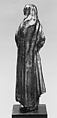 The Virgin Mary, Possibly Workshop of Neroccio de&#39; Landi (Italian, Siena 1447–1500 Siena), Bronze, partially fire-gilt, Italian, Siena