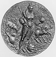 Personification of Europe, Lead, with traces of gilding, German