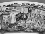 Punch bowl, Hard-paste porcelain, Chinese, for European market