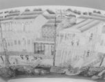 Punch bowl, Hard-paste porcelain, Chinese, for European market