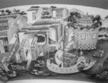 Punch bowl, Hard-paste porcelain, Chinese, for European market