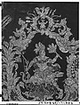 Banquet napkin, Silk and linen, German