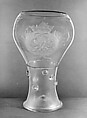 Goblet (Roemer), Glass, probably Dutch