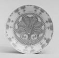 Saucer (part of a service), After a design by Cornelis Pronk (Dutch, Amsterdam 1691–1759 Amsterdam), Hard-paste porcelain, Chinese, possibly for Dutch market