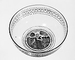 Bowl, Glass, enameled and gilt, Italian, Venice (Murano)