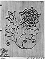 Pillowcase, Silk on linen, British