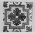 Wall tile, Tin-glazed earthenware, Spanish, Seville