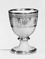 Egg cup, Sèvres Manufactory  French, Hard-paste porcelain, French, Sèvres